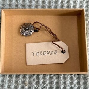 Tecovas Silver Floral Concho Hat Pin